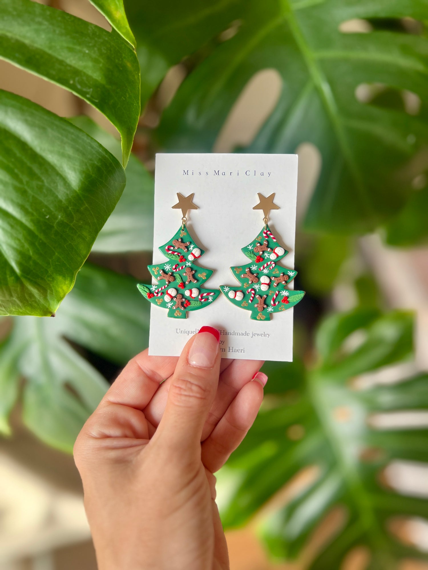 Christmas earrings